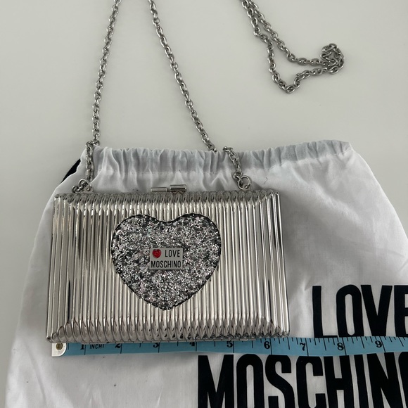 Love Moschino small metal clutch - Picture 3 of 3